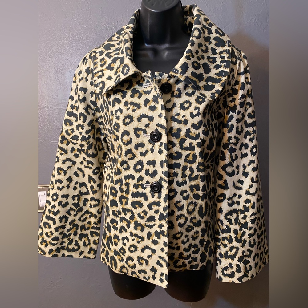PRIORITIES Leopard Print Jacket
